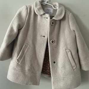 Zara kids size 2-3 pea coat